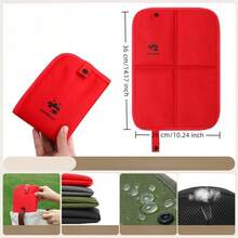 1件户外可折叠牛津布坐垫，时尚简约露营垫，加厚防水防污野餐毯 - 彩色 - 查看 8