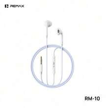 REMAX RM-10 有线入耳式耳机，马卡龙渐变色外观，Type-C/3.5mm 智能接口，符合人体工学的舒适佩戴体验，三键线控高清麦克风，兼容苹果/华为/小米手机，享受无损通话和音乐 - 查看 13