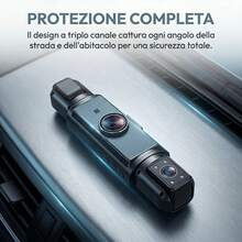 360°全景1080P 3+1镜头行车记录仪，前后左右全方位覆盖，四屏显示，高清夜视，重力感应，循环录像 - 汽车配件/行车记录仪/圣诞礼物/防撞必备，24小时停车监控 - A - 查看 5