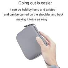 Roreta Mini Waterproof Storage Bag For OSMO NANO Camera, Scratch-Resistant PU Protective Carrying Case, Portable Travel Handbag Camera Accessory - View 6