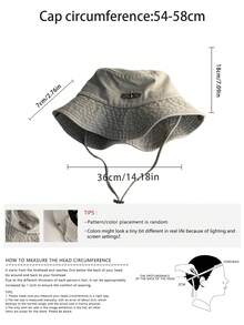 Lightweight Breathable Fishing Hat, Solid Color, Quick-Dry, Adjustable Chin Strap, UV Protection, Suitable For Outdoor Activities, Unisex, Spring/Summer - Multicolor - View 4