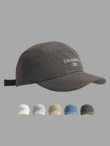 Mũ lưỡi trai lưới thoáng khí mới, mũ 5 múi chống nắng ngoài trời mùa hè unisex, nhanh khô, thích hợp cho cắm trại. - Nhiều màu - Xem 8