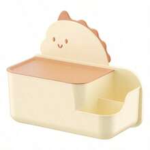 No-Drill Wall-Mounted Tissue Box, Multi-Functional Tissue Storage Organizer, Suitable For Bathroom, Toilet, Kitchen And Living Room - Multicolor - View 9