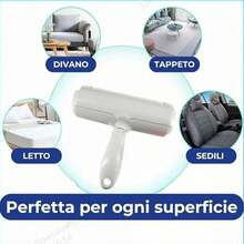 宠物毛发去除刷、宠物毛发去除器、宠物毛发滚筒，可去除沙发和地毯上的毛发，专为猫狗设计的滚筒刷，可重复使用。 - 滾筒式除毛刷 - 查看 7