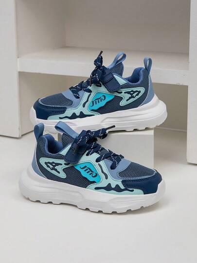 儿童运动鞋一双，男女童款，舒适柔软透气，轻便易穿脱，室内外休闲时尚新款运动鞋，步行跑步鞋