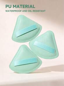 MAANGE 9件套化妆海绵套装，包含4个气垫海绵和5个卸妆洁面海绵，是送给女性和女孩的居家或外出化妆工具礼物。 - 青檸色 - 查看 11