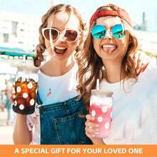 1个470毫升/16盎司可重复使用、易于清洁、轻便耐用的PC材质雏菊图案吸管水瓶，时尚可爱，白色背景搭配黄色雏菊图案，简约圆柱形瓶身，竹制瓶盖，防漏密封 - 彩色 - 查看 2