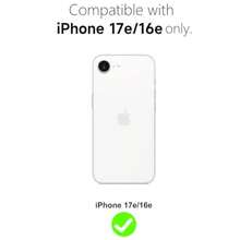 For IPhone 17e 16e Wallet Case With Card Holder Cute Girly Clear Credit Card Slot Case Thin Slim Silicone Rubber Transparent Hard Shell Camera Cover For Women Men Hot Pink - 玫紅色 - 查看 2