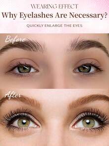 384PCS Ultra Large Capacity Naturally Curled, Thick, Soft, And Lightweight False Eyelashes C Curled 10-16mm Mixed Length Eyelash Clusters Are Easy To Wear, Easy To Stick Eyelashes, Eyelash Extensions, And False Eyelash Extensions - C - View 5