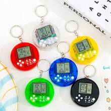 1pc/2pcs/3pcs Mini Handheld PSP Game Console, Multiple Game Modes, Includes Game Console And Keychain, Children's Educational Casual Pendant Toy, Improves Finger Dexterity And Reaction Speed, Suitable For Backpack Decoration, Birthday Gift, Reward, Key Chain Decor - MultiWarna - View 2