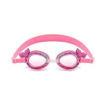 1副儿童游泳镜，PC镜片，防水防雾硅胶材质，适合3-12岁男孩女孩 - 粉色 - 查看 7