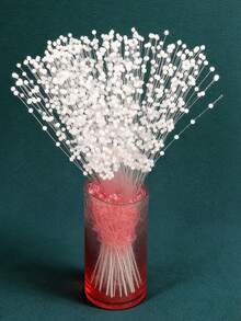 12 pezzi di perle bianche, adatte per realizzare corone, decorazioni per matrimoni e feste, ghirlande di perle bianche, bouquet da sposa, decorazioni da tavolo - fatte a mano, utilizzabili per bouquet di perle da sposa e decorazioni fai-da-te per feste - Multicolore - Visualizzare 7