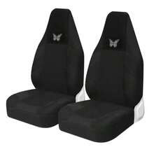1pc/2pcs All-Season Car Seat Cover, Fabric Thin Anti-Dirty Cushion Cover, Breathable Elastic Mesh Seat Cover, Tire Embossed Butterfly Print Seat Cover (Lightweight Sheer Fabric, Not Fleece Lined) - Head - View 11