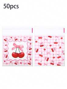 100/50/20/10 chiếc túi quà họa tiết quả anh đào, gói quà sinh nhật bất ngờ. Bao bì quà tặng Ngày của Mẹ tạo nên không khí trang trọng, thích hợp cho tiệc tựu trường, sinh nhật, đám cưới, tiệc cô dâu, tiệc em bé, Halloween, Giáng sinh, quà tặng Lễ Tạ ơn. - Xem 9