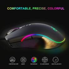 Ratón de juego con retroiluminación RGB A867, ratón con cable para esports - Ver 3