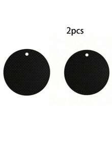 Bộ 4 miếng lót silicon cách nhiệt - Chịu nhiệt và chống trượt, miếng lót nồi, miếng lót cách nhiệt nhà bếp, miếng lót silicon bền, có thể giặt tay, dụng cụ mở nắp chai và đế lót ly đa năng, thích hợp làm miếng lót cách nhiệt cho nồi đáy phẳng trong nhà bếp, tấm cách nhiệt, dụng cụ mở lon, v.v. - Nhiều màu - Xem 12