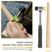 Bộ dụng cụ khắc và đúc sáp 25 món - Làm khuôn sáp nhẫn trang sức, bao gồm lưỡi cưa, cưa, dũa, dao cắt sáp, búa cao su và cán gỗ, kẹp làm trang sức, thanh hợp kim và nhẫn hợp kim, bộ dụng cụ. - Bộ dụng cụ đo lường - Xem 9