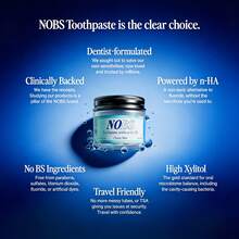 Nano Hydroxyapatite Toothpaste Tablets | Fluoride-Free & Plastic-Free Formula For Clean Teeth | Travel-Size, 1 Month Supply - 白色 - 查看 6