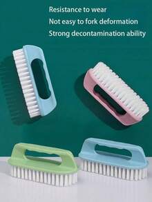 1支多用途塑料清洁刷，可用于洗衣服、洗脸、洗鞋，多功能家用清洁小刷子 - A - 查看 5