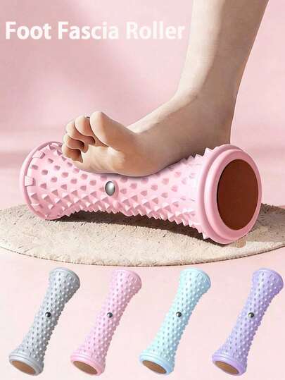 Rodillo de fascia plantar | Rodillo de masaje de tejido profundo para los pies, rodillo de entrenamiento de fitness en el hogar, operación manual, material de plástico que mejora la comodidad, adecuado para entusiastas del yoga y el fitness, diseño duradero y elegante, experiencia de fitness en el hogar, accesorios de yoga, diseño de moda, estructura duradera, herramienta de automasaje, equipo de fitness moderno, rodillo portátil, entrenador ligero, practicante de yoga