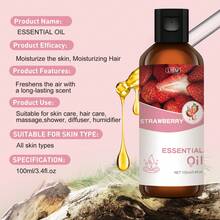 LISM 30ml/100ml Strawberry Essential Oil, Suitable For Home Aroma Diffuser, DIY Candles, Soaps, Relaxing Bath, Atmosphere, Fresh Air, Body Massage, Holiday Gifts - Strawberry Essential Oil - View 8