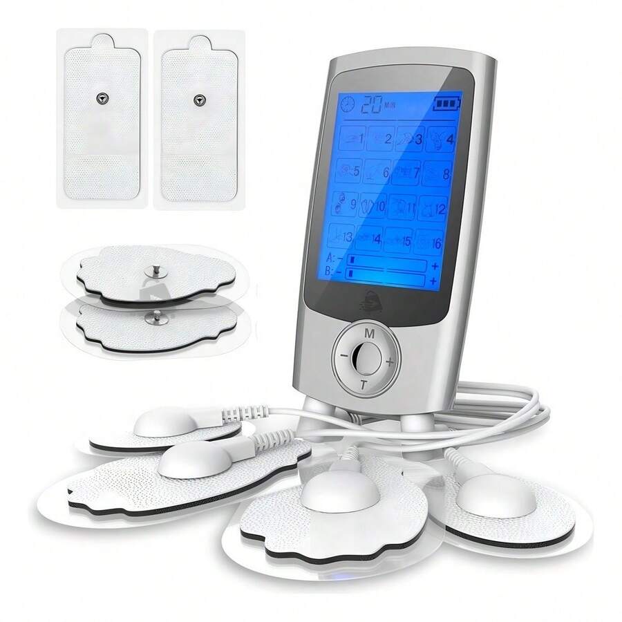 Electro Tens Ems 16 Modes Rechargeable Massage Stimulator - Multicolor - View 1