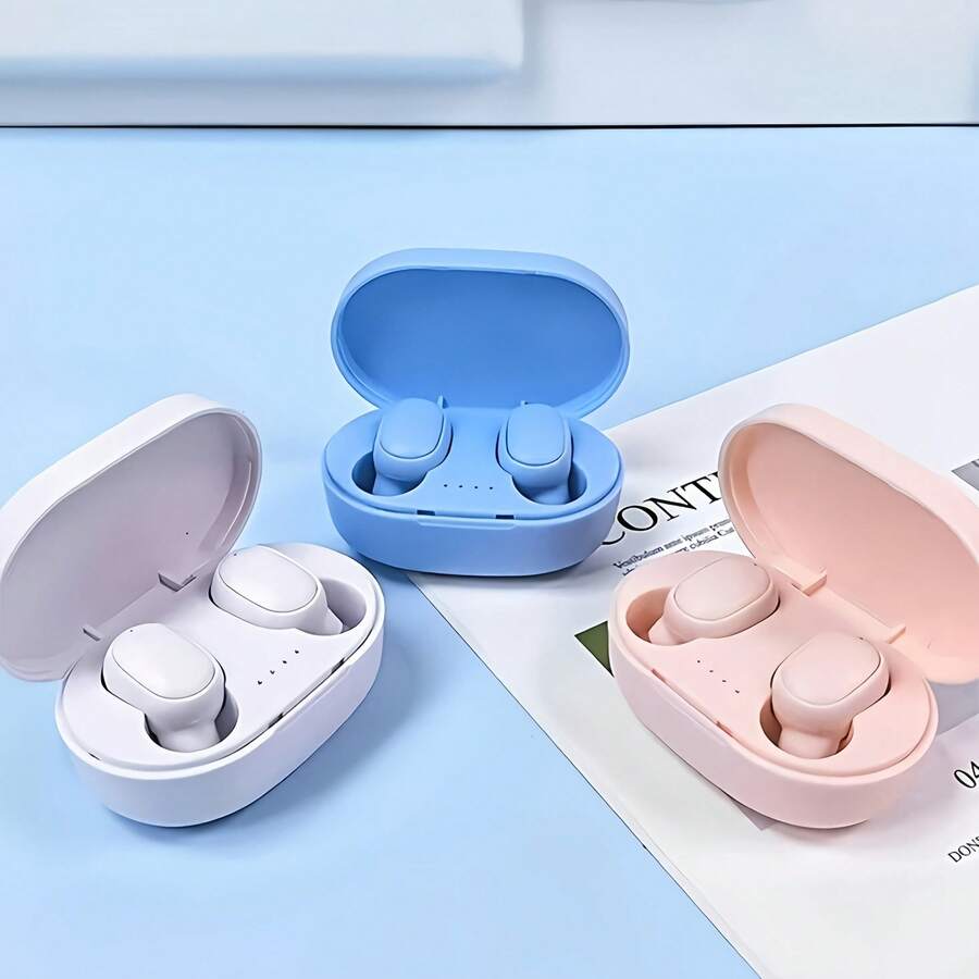 TWS 真無線藍牙耳機，具按鈕控制、支援語音通話、Type-C 充電接口 [不含充電線] - 查看 1