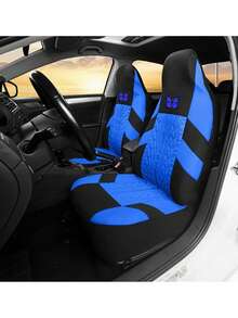 1pc/2pcs All-Season Car Seat Cover, Fabric Thin Anti-Dirty Cushion Cover, Breathable Elastic Mesh Seat Cover, Tire Embossed Butterfly Print Seat Cover (Lightweight Sheer Fabric, Not Fleece Lined) - Head - View 7