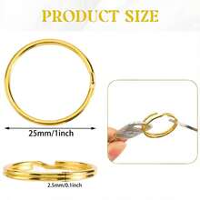 30/60/100 Pcs D-Ring Metal Buckles Sewing Accessories Suitable For Wallet/Bag/Handicraft/Collar DIY - One Size - View 3