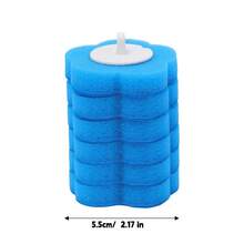 Đầu cọ vệ sinh dùng một lần, đầu mút thay thế cho cọ rửa bồn cầu, đầu cọ thay thế không góc chết, phụ kiện vệ sinh nhà cửa. - Màu xanh dương - Không cần cọ - Xem 12