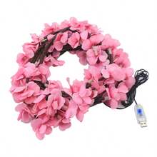 YAIUZGOO 8 modalità di illuminazione Luci a filo LED - Luci a filo, Luci decorative Sakura, Luci per la casa alimentate tramite USB con telecomando, ideali per matrimoni, Natale, San Valentino, Ringraziamento e feste. Illuminazione dall'atmosfera elegante, luce soffusa, decorazione natalizia - Visualizzare 10