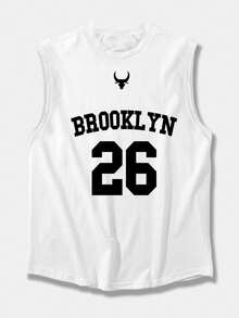 Men Tank Tops - White - View 2