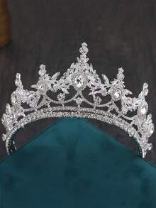 1 chiếc vương miện thiên nga Meiha Bridal Accessories, vương miện hình bán nguyệt đính đá hình con công cho váy cưới, vương miện sinh nhật ngọt ngào, vương miện giọt nước lớn siêu lấp lánh. - trắng - Xem 6
