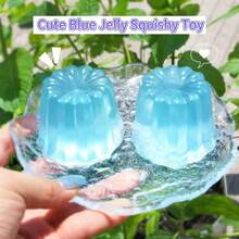 高品质冰川布丁果冻捏捏乐，柔软粘稠的3D玩具，慢回弹减压玩具 - 彩色 - 查看 1