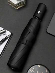 1pc Portable Foldable Manual Sun Umbrella, Rainproof, Cooling, UV Protection, Quick Dry, Solid Color, Suitable For Business Travel, Beach, Summer Outdoor Use, Foldable, Portable And Easy To Use - Multicolor - View 4