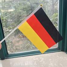 Germany Flag Headband And Hand Waving Flag, Party Supplies - Multicolor - View 3