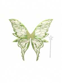 2pcs/Set Fairy Wings & Star Wand, Suitable For Various Festival Parties - Multicolor - View 24