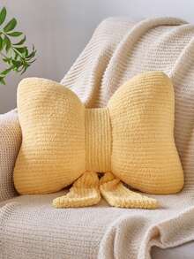 1 pieza Almohada decorativa de lazo suave y mullido, adecuada para sofá, cama, decoración del hogar, dormitorio, sala de estar, cojín de exterior para primavera/verano, almohada de jardín, ambiente de verano - Amarillo - Ver 9