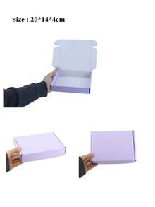 1pc Macaron Color Gift Box, Rectangular Or Square Shape, Suitable For Holiday Gifts, Birthday Gifts, Packaging/Shipping/Apparel Packaging, Storage Box - Multicolor - View 25