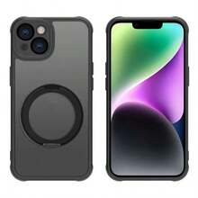 Ốp lưng điện thoại cao cấp, mềm mại như da, có chân đế dành cho Pixel 6, 7, 8, 9 Pro, 9A, 10, 10 Pro XL, 10A - màu đen - Xem 8