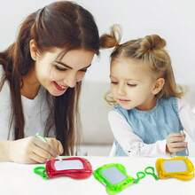 Mini Magnetic Drawing Board For Kids, Portable Small Magnetic Doodle Pad Set With Backpack, Hook, Clip, Lightweight And Easy To Wipe Clean Sketching Board, Creative Educational Learning Toy To Develop Imagination And Hand-Eye Coordination, Suitable For Party Favors, Classroom Rewards, Carnival Prizes, Birthday Gifts, Holiday Small Gifts For Boys And Girls - Multicolor - View 7