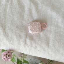 1pc Cute Semi-Transparent Polka Dot Protective Case For AirPods Pro 1/2/3/4 Bluetooth Earphones - Pink - View 3