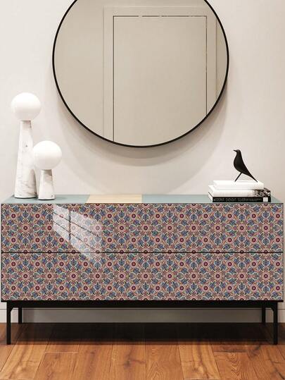 1Sst10pc Miếng Dán Gạch Mexico Tự Dán, Chống Thấm Nước, Hình Dán Gạch Hoa Văn Hình Học Phong Cách Cổ Điển Boho Cho Phòng Tắm, Vòi Hoa, Bếp, Phòng Giặt, Bậc Cầu Thang, Trang Trí Tường Có Thể Tháo Gỡ Thân Thiện Với Người Thuê Nhà