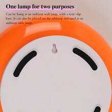 1 đèn LED treo tường hình bánh donut - Cấp nguồn qua USB/Sạc Type-C, điều khiển cảm ứng, đèn ngủ màu cam ấm áp, đèn trang trí phòng khách, hành lang, phòng học. - Nhiều màu - Xem 3