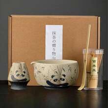 Bộ bát pha trà Matcha Nhật Bản (1 món/4 món/5 món), bao gồm bát pha trà, que đánh trà, muỗng múc, cọ, tách trà sứ, lý tưởng để pha trà Matcha, bộ đồ dùng học tập, quà tặng ngày lễ, quà tặng Halloween. - Nhiều màu - Xem 7