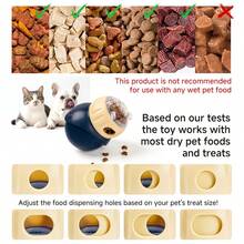 Dispensador interactivo de golosinas para mascotas | Juguete lento y entretenido para gatos y perros pequeños para Pascua y primavera, ayuda a aliviar la ansiedad y el aburrimiento de las mascotas de interior - Multicolor - Ver 11