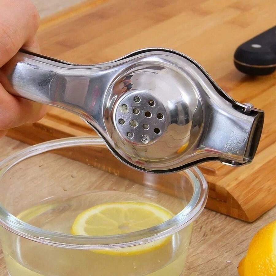 不锈钢柠檬榨汁器，多功能手动柠檬榨汁器，家用水果压榨器