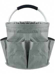 Túi đựng dụng cụ làm vườn bằng vải Oxford, túi xách làm vườn nhiều ngăn, túi đựng dụng cụ di động, túi đựng dụng cụ làm vườn gấp gọn với 6 ngăn và ngăn lớn ở giữa, phụ kiện thiết yếu cho việc làm vườn tại nhà, thích hợp để dọn dẹp, du lịch, trang trí phòng làm vườn, đựng đồ dùng làm vườn, đám cưới, lễ Phục sinh. - A - Xem 13