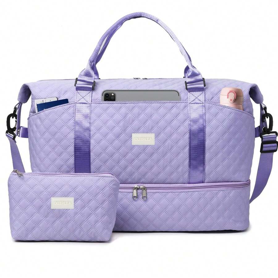 Travel Bag Sets - Purple - View 1
