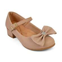 Girls' Heeled Ballet Flats, Sizes 28 To 36, Direct From The Factory, Super Comfortable 101-503 - 米色 - 查看 2
